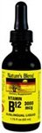 Mélange naturel Vitamine B-12 3000 mcg Gouttes sublinguales 1,75 oz Liquide