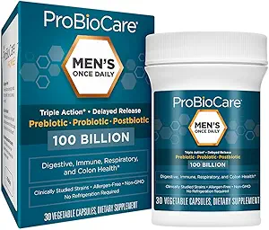 MenaTM une fois par jour probiotique une santé digestive un 100 milliard UFC de probiotiques (30 capsules)