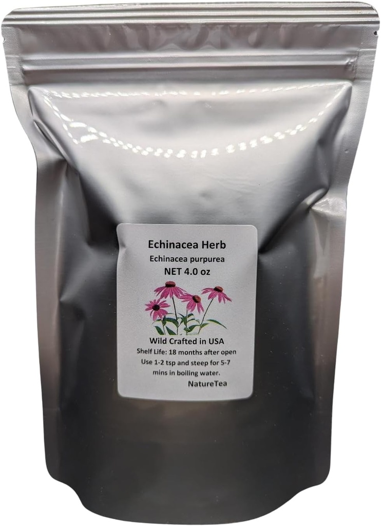 Echinacea Herb - Echinacea purpurea Loose Leaf C/S 100% from Nature (4 oz)