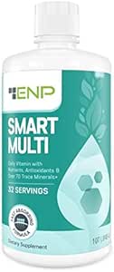 ENP Intelligent Multivitamine liquide pour les adultes Multivitamine pour les femmes et les hommes Contient vitamine E, vitamine A, vitamine D2, vitamine C et zinc