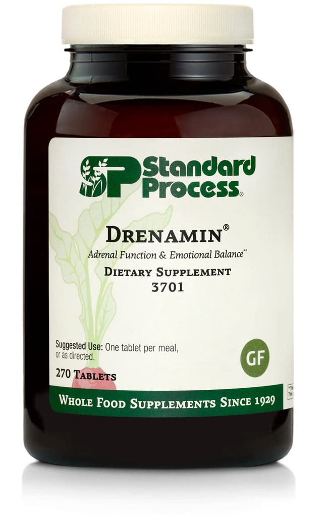 Standard Process Drenamin, Adrenal Function & Stress Response, 270 Tablets