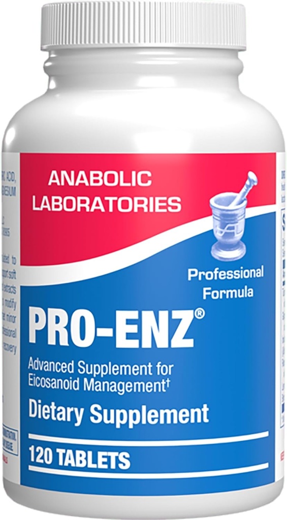 Pro ENZ Joint Support Supplement - Clinical Formula Turmeric Boswellia Supplement for Joint & Cartilage Mobility and Comfort Support Plus Eicosanoid Management with Proteolytic Enzymes (120 Servants)