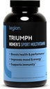 LEGION Triumph Supplément quotidien multivitamines sport - Vitamines et minéraux pour les athlètes aide à l'énergie pour les sports et les séances de musculation. 30 services (femmes)