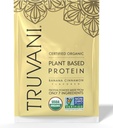 Truvani Poudre de protéines de pois végétaliens de la banane Cinnamon de la banane 20g Protéine biologique à base de plantes de la pomme de terre