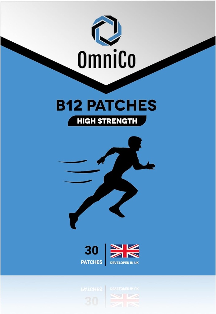 OmniCo - B12 Patches d'énergie – 30 paquets