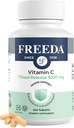 FREADA Vitamine C - Sortie chronométrée 1000mg – libération lente pour le soutien immunitaire et antioxydant tout au long de la journée, doux sur l'estomac, le Kosovo et le végétal, comprimés à haute absorption (250 comprimés)