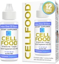 Cellfood Oxygen Boost - 1 fl oz, 12 Pack - Supplément d'oxygène liquide - Sans gluten, Cert. Kosher