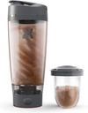 Promixx Pro Shaker Bouteille Rechargeable, Powerful pour Smooth Protein Shakes comprend le stockage de supplément - BPA Sans 20oz Cup (Graphite Gray)