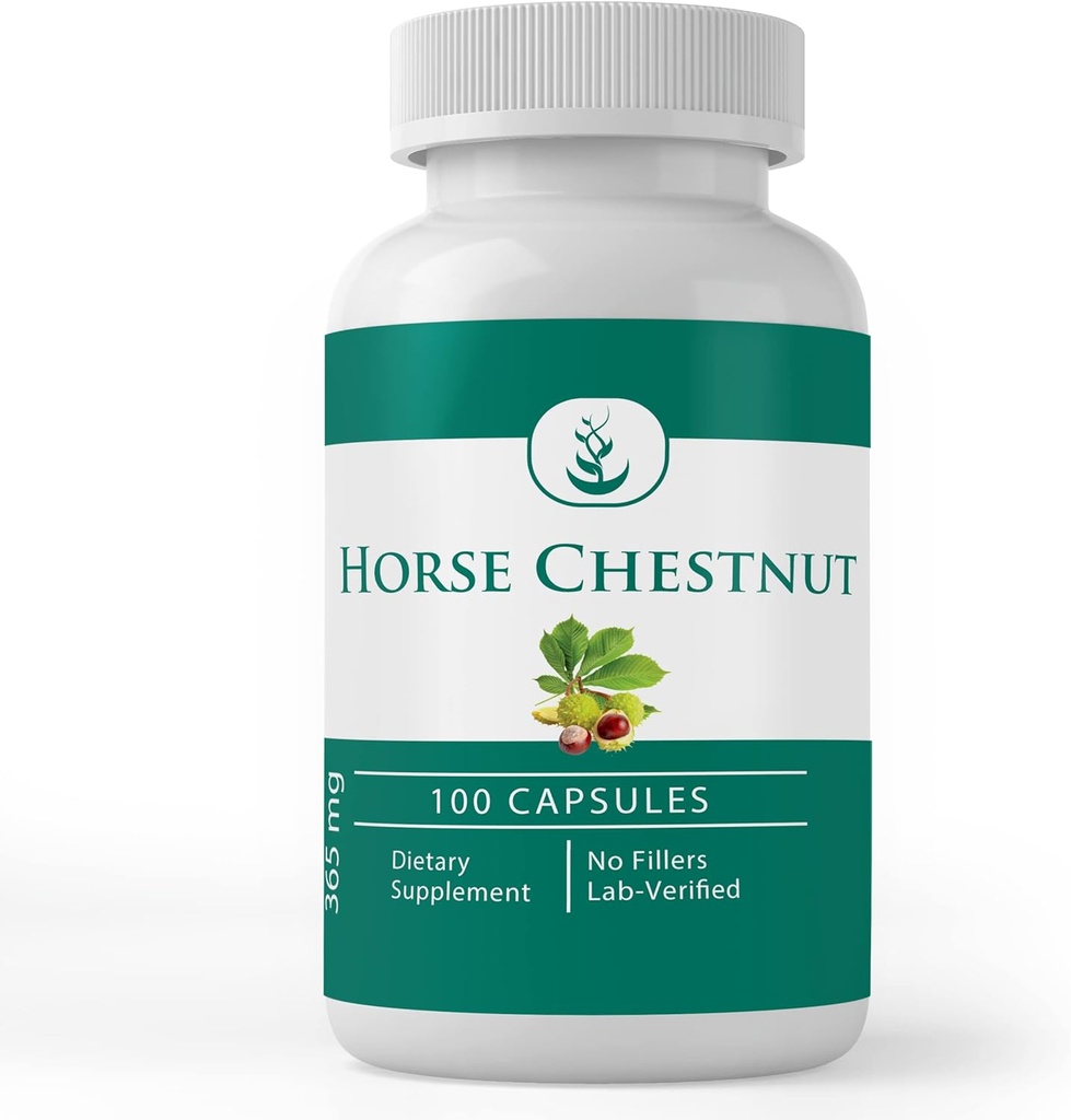 PURE ORIGINAL INGREDIENTS Horse Chestnut (100 Capsules) Always Pure, No Additives Or Fillers, Lab Verified