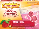 Alacer Emergen-C Vitamin C Fizzy Drink Mix Raspberry - 1000 Mg - 30 Packets