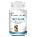 Cardio Support pour chiens plus antioxydants, L-Carnitine, L-Taurine, avec Coenzyme Q10 et vitamine E, favorise un coeur de chien sain et fort, 120 comprimés à croquer