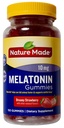 Nature faite Melatonine 10mg Fraise rêveuse saveurs naturelles, 150 Gummies