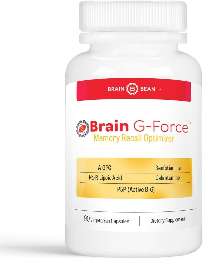 Cerveau Force G pour une fonction cérébrale optimale avec galantamine, acide R-lipoïque, A-GPC et Benfotiamine