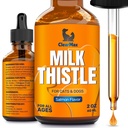 Chardon de lait pour chiens et chats – Soutien du foie pour chiens et chats – Soutien du rein – 2Oz