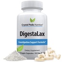 DigestaLax Augmenter le soutien à la nutrition et à la constipation - aide à améliorer la digestion facile et l'absorption naturelle des colonies + gaz, ballonnement et crampage, mélange de calcium pour la santé de Gut, 60 capsules de Veggie