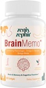 Memory Focus Supplement - Brain Support with Omega-3, Bacopa and Plasmalogens for Enhanced Cognitive Function - Concentration and Memory - Non-GMO, 60 Softgels