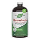 Nature De la façon Chlorophylle liquide fraîche, soutient la peau saine et la détox du corps*, Déodorant interne*, Sans saveur, 16 Oz