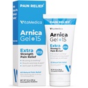 VitaMedica Arnica Gel Plus 15 Composés de plantes de guérison, Formulation d'une force supplémentaire pour les ecchymoses, gonflements, douleurs articulaires, douleurs musculaires et étourdissements, soulagement de la douleur entièrement naturelle et à base végétale