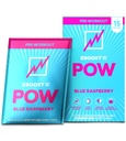 EBOOST POW poudre naturelle de pré-entraînement - 15 paquets, framboise bleue - pré-entraînement Energy Booster Gym supplément boisson mélange pour les hommes et les femmes - Performance, support de mobilité conjointe - sans gluten