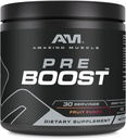 Amazing Muscle Pre Boost... 30 portions... 324 Grams... Supplément pré-entraînement...