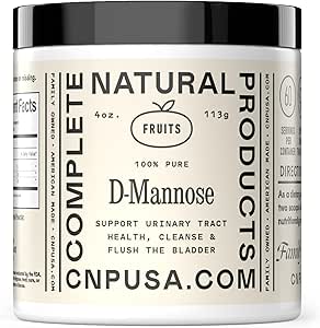 Supplément en poudre de D-Mannose pur - D-Mannose 4oz (113g) Environ 60 portions pour la santé des UTI, des Bladders naturels et des urines