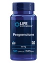 Life Extension Pregnenolone, neurohormone, Promotes Memory Health and Brain Plasticity, Gluten-Free, Non-GMO, 100 Capsules