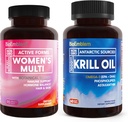 BioEmblem Antarctique Krill Oil Supplément et multivitamine des femmes