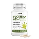 Vitapia Pur Fucoidan 85% Extrait d'algues brunes pour la santé immunitaire, la santé cellulaire forte, le soutien digestif - 1000mg Fucoidan par portion - 120 Capsules de Veggie non-OGM, sans gluten, végan-friendly