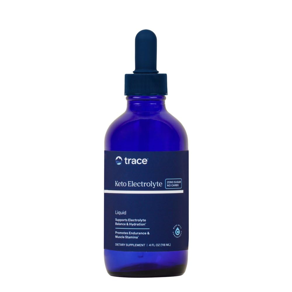 Trace Minerals Keto Electrolyte Drops - Soutien Muscle & Santé Nerve - Supplément Nutrition Electrolyte pour aider l'hydratation et la condition physique - Supplément Exercice avec Magnésium - 4 fl oz (24 portions)