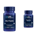 Life Extension Bio-Fisetin 30 Capsules Cellular Health Bundle with Taurine 1000mg 90 Capsules Heart Health