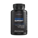 Livingood Daily Nerve Support Supplément pour les femmes et les hommes, 12-en-1 Nerve Health Formula with Méthylated B12, Folate, Benfotiamine, Alpha Lipoic Acid & Feverfew, sans gluten, sans OGM, 60 capsules