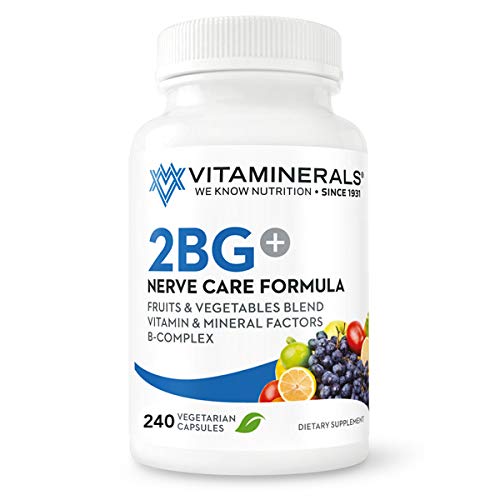 Vitamines 2BG+TM B Complexe Immunissable Soutien Complexe Haute Potence B , Fruits et légumes Mélange de 240 capsules de légumes