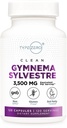 Type Gymnema Sylvestre propre Zero Capsules (120 portions, 3 500 MG équivalent par portion) - Non-OGM, sans gluten