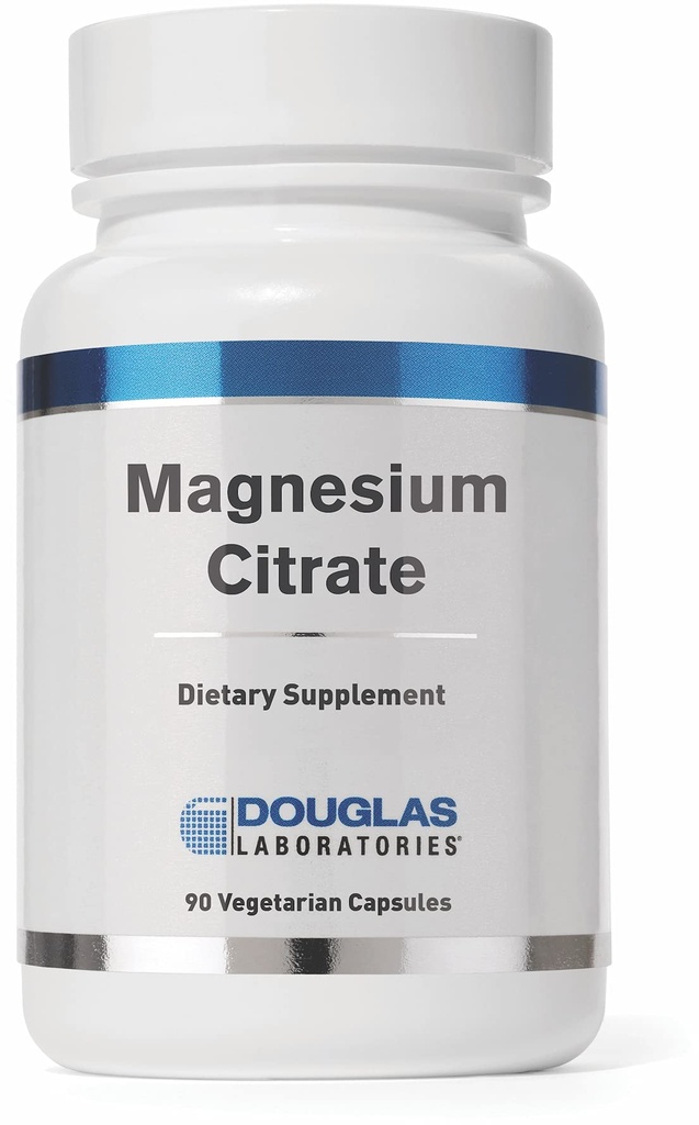 Douglas Laboratories Magnesium Citrate - 150 mg - For Heart Function, Bone Health & Muscles - Gentle on Digestion* - 90 Vegetarian Capsules