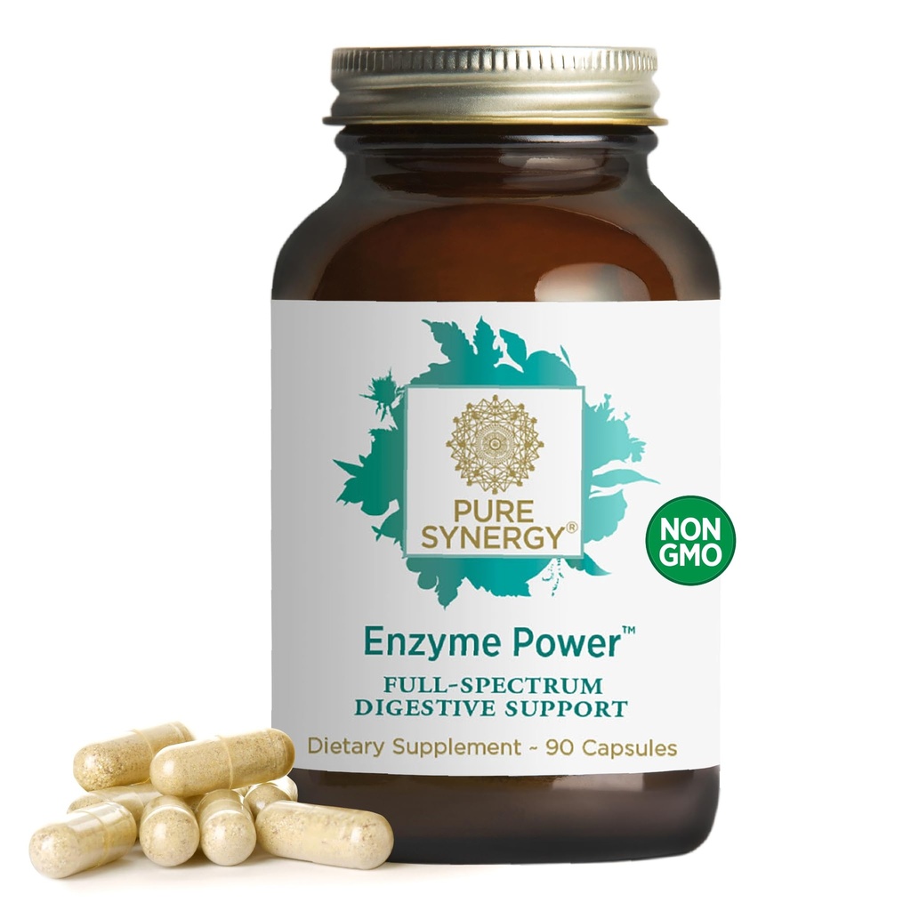 Enzymes digestifs avec Nattokinase, Bromelain et Serrapeptase (90 capsules)