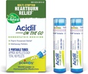 Boiron Acidil On The Go Travel Essential for Relief of Acid Reflux, Heartburn, Indigestion, Bloating, and Upset Stomach - 2 Count (160 Pellets)