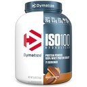 Dymatiser la poudre de protéines de lactosérum ISO100, beurre d'arachide au chocolat, 25g de protéines, 5 livres, 5,5g BCAA, moins de 120cal, sans gluten, 1g de gras, 1g de sucre, 2g de glucides (71 portions)