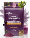 KIKI Green Sea Moss Powder with Elderberry - Vegan Superfood Multivitamin Blend - pour le boost et le soutien immunitaire - Ajouter aux smoothies, jus, 6 oz