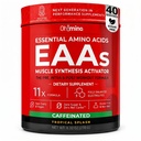 Supplément aux acides aminés essentiels. Splash Tropical, Poudre Cafeée. Tous les 9 AEA, BCAA et l'Amino parfait pour les entraînements, Amino Energy, et pour construire le muscle, et récupérer plus rapide.