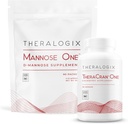 Theralogix TheraCran One + Mannose One Bundle, 90 Comte & 7.05 Ounce (paquet de 2)
