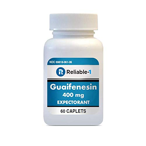 Fiable-1 Laboratoires Guaifenesin 400 mg Caplets Relief de la toux et du mucus