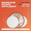 Rugby Magnesium Oxide 400 mg Tablets - Dietary Supplement - Gluten-Free - 120 Count (1 Pack)