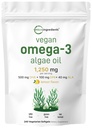 Micro-ingrédients Oméga végétalien 3 Huile d'algues, 240 softgels veggies
