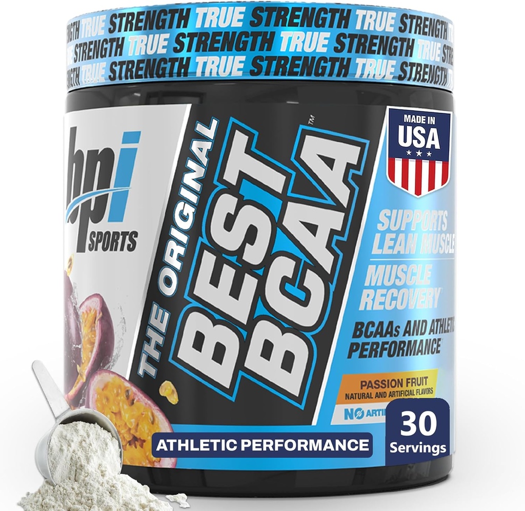 BPI Sports Best BCAA Powder - Muscle Recovery Support - Acides aminés à chaîne ramifiée