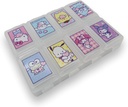 Sanrio Personnages Supplément de médecine Die-Cut Accessoires portables Voyage avec le couvercle de 8 subdivisions (Mix) Multicolore