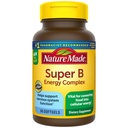 Nature faite Super B Complexe énergétique, complément alimentaire pour le système nerveux, 60 Softgels, 60 jours d'approvisionnement