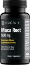 Nugenix Essentials Capsules de poudre de maca - 100% extrait de maca péruvienne, Ginseng péruvien, MacaPrime - 60 Compte
