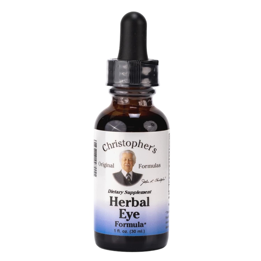 Formules originales de Christopher Herbal Eyebright, 1 fl oz - Natural Eye Wellness