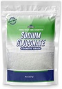 Poudre de gluconate de sodium – 227 Gm (8 Oz), Gluconate de sodium pur pour la peau, Gluconate de sodium de qualité cosmétique, Gluconate de sodium pour la fabrication de savon, Gluconate de sodium pour les produits cosmétiques, Gluconate de sodium en vrac