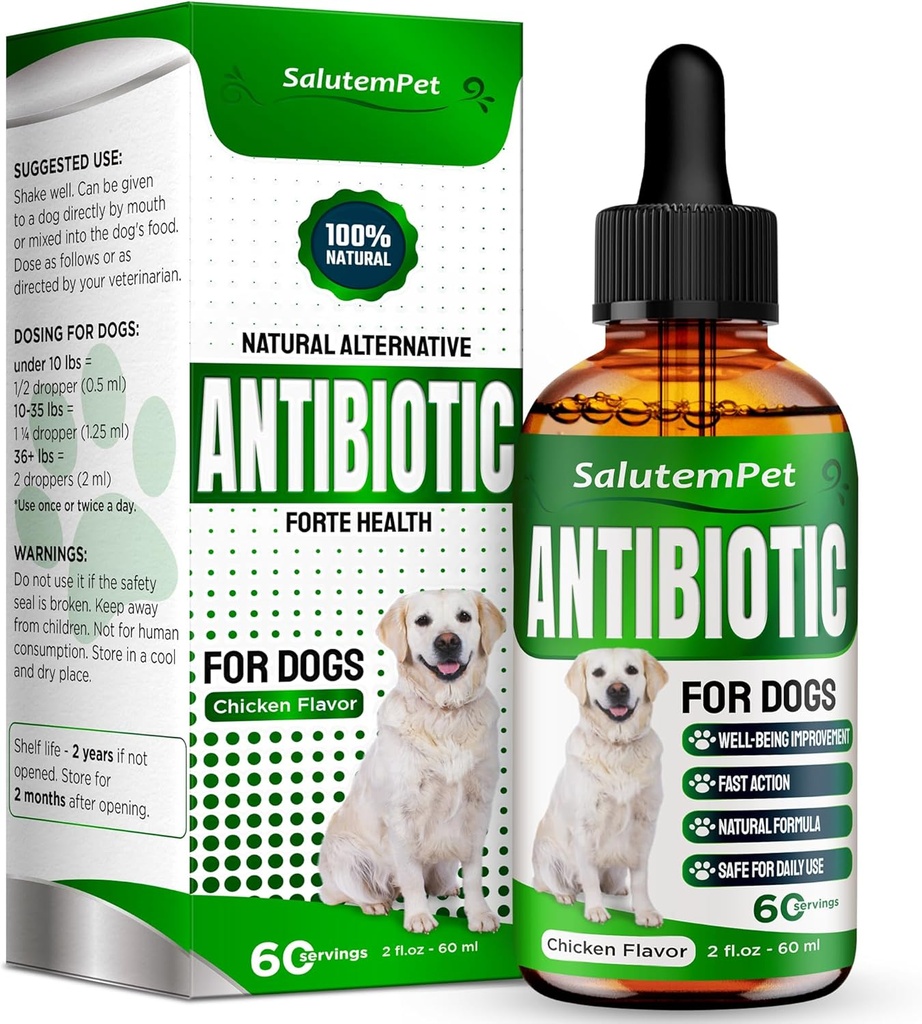 Antibiotiques naturels pour les chiens